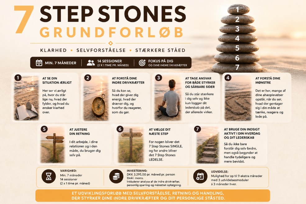 7 Step Stones GRUNDFORLØB